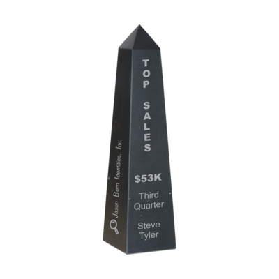 Black Marble Obelisk