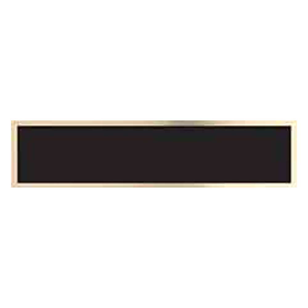 Black Brass Plate