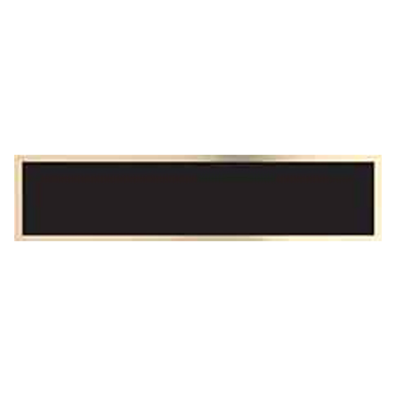 Black Brass Plate