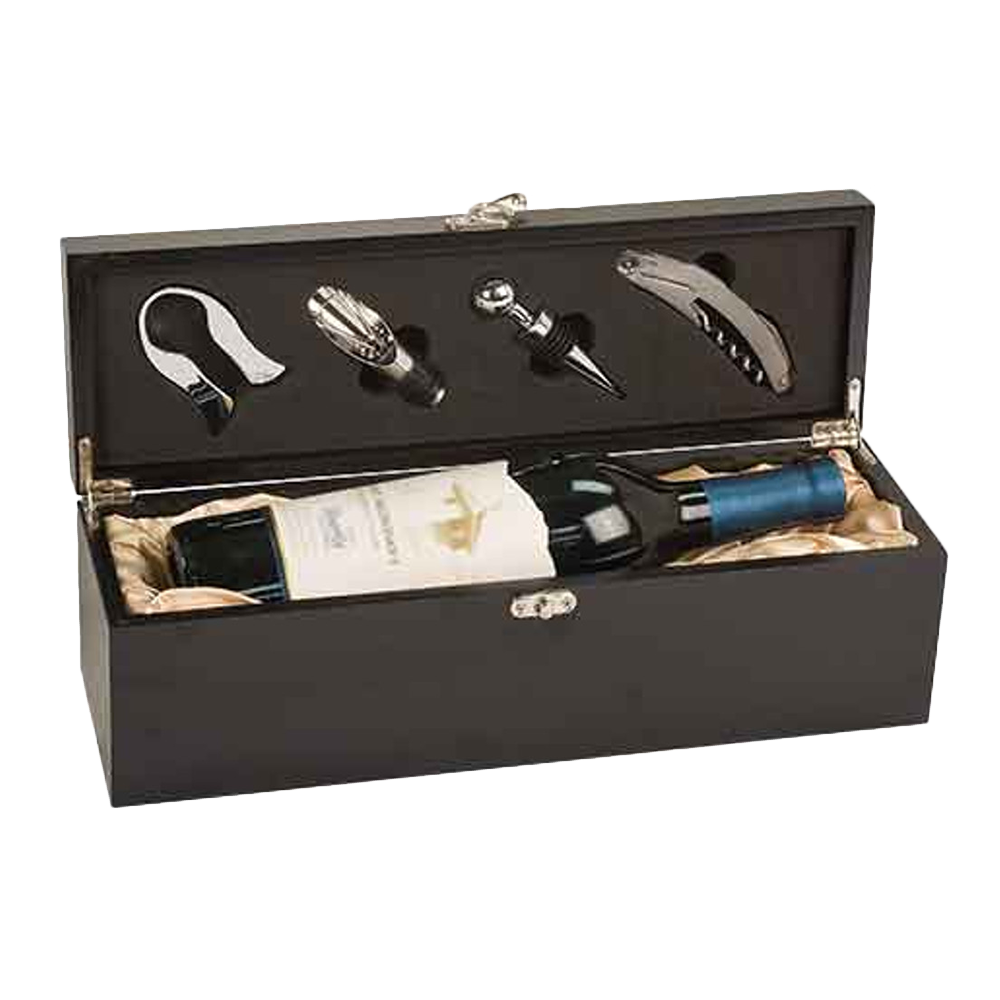 Black Wine Box With Tools