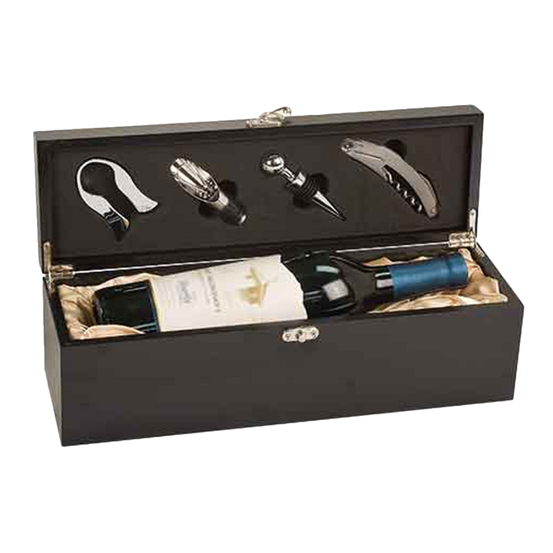 Black Wine Box With Tools