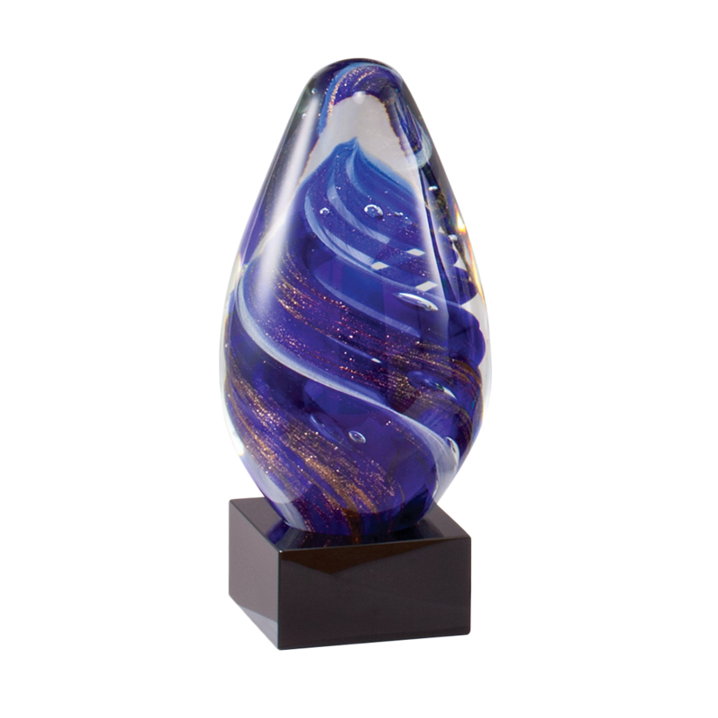 Blue and Brown Swirl