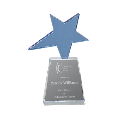 Blue Crystal Shooting Star