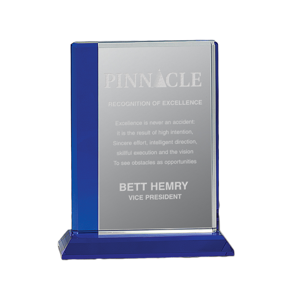 Blue Edge Crystal Award