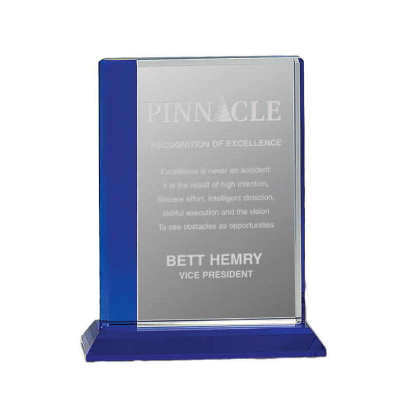 Blue Edge Crystal Award