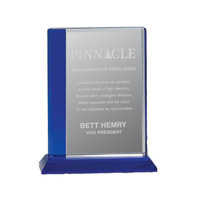 Blue Edge Crystal Award