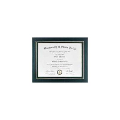 Colored Certificate Holder (Black)