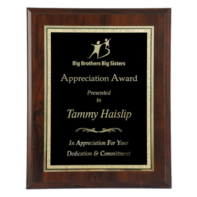 Cherry Finish Plaques Cherry Finish Plaques