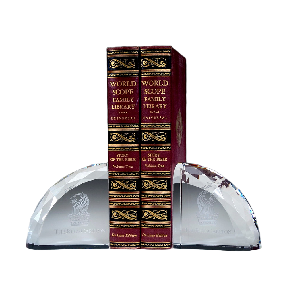 Crystal Bookends
