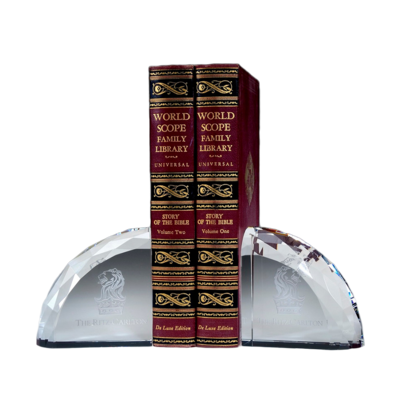 Crystal Bookends