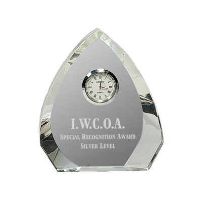 Crystal Arrowhead Clock