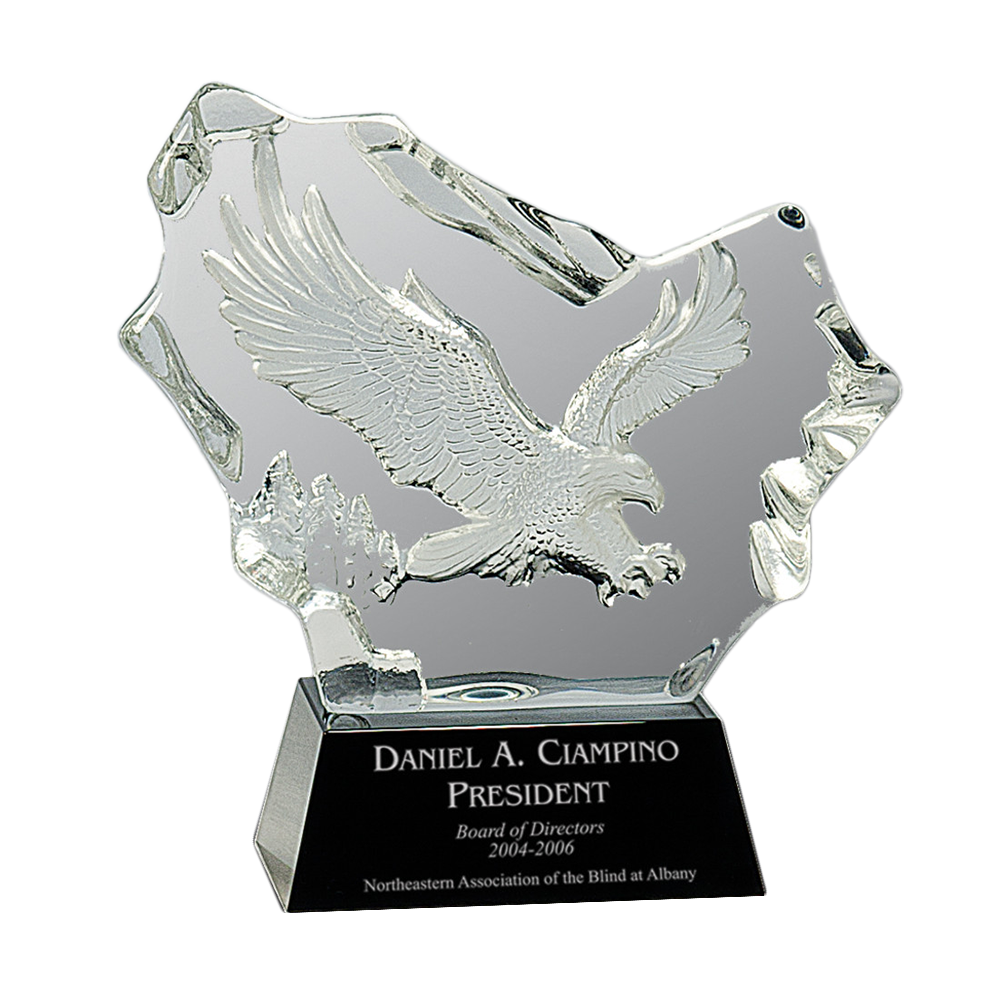 Crystal Carved Eagle Award