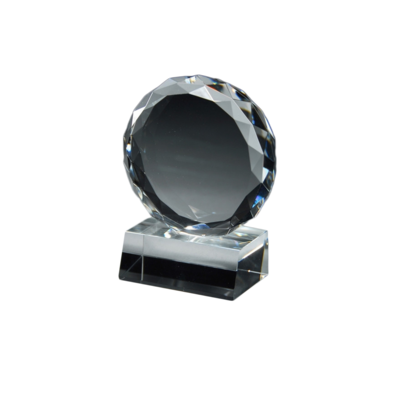 Crystal Circle With Scalloped Edges