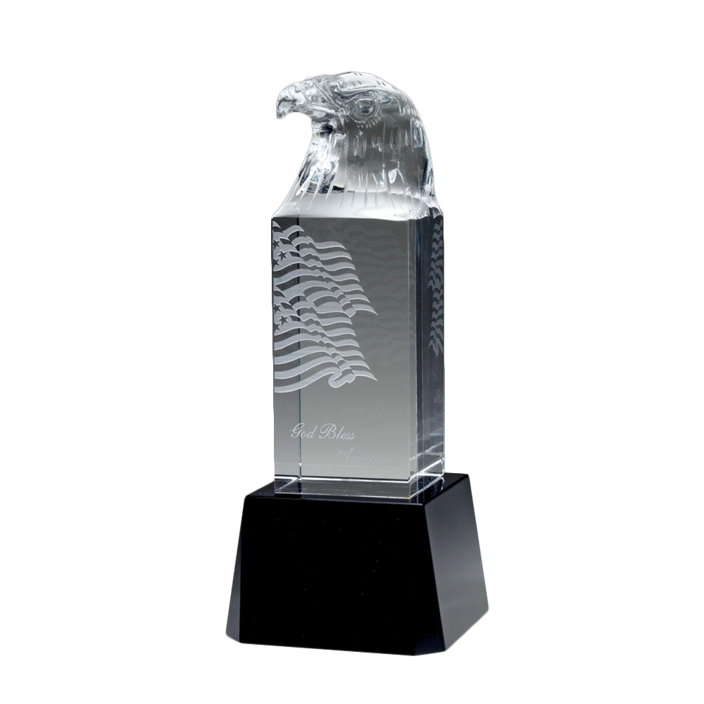 Crystal Eagle With BCTB02 Black Base