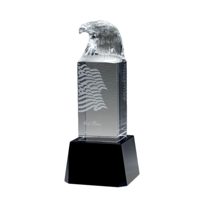 Crystal Eagle With BCTB02 Black Base