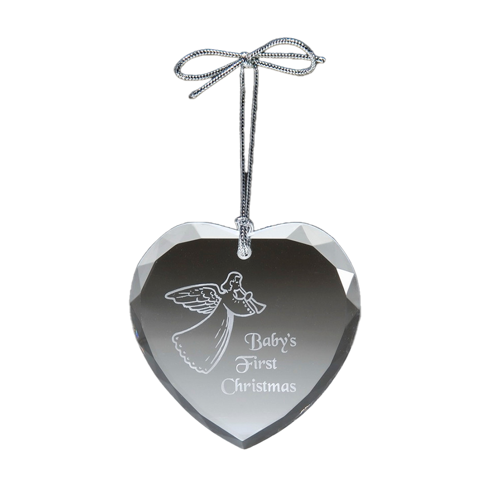 Crystal Heart Ornament