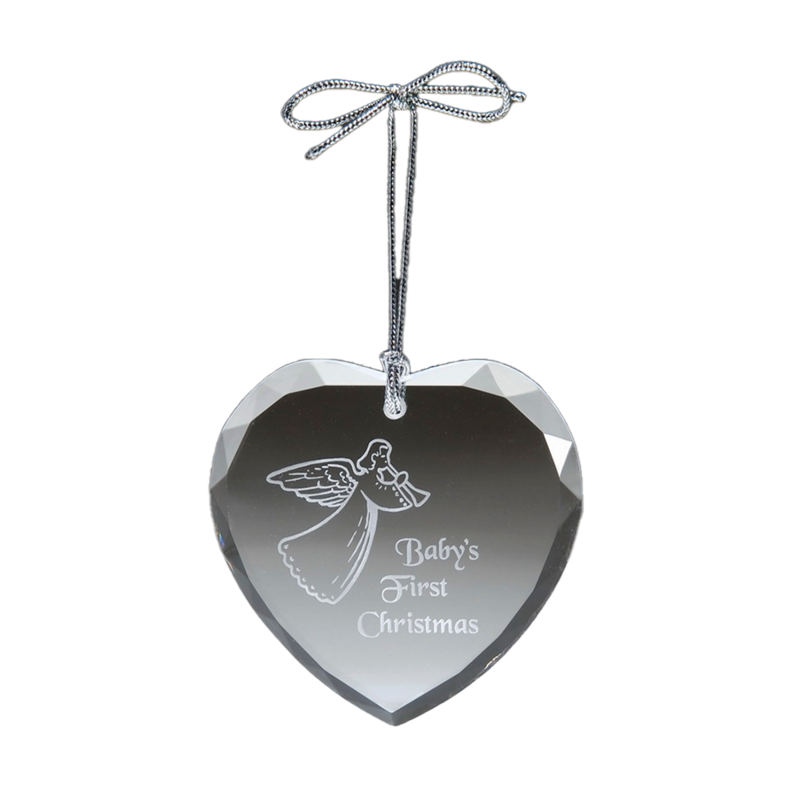 Crystal Heart Ornament