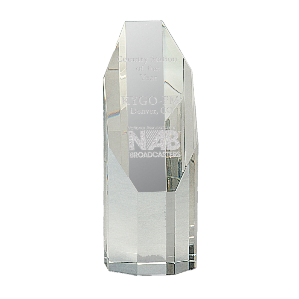 Crystal Octagon Tower Award