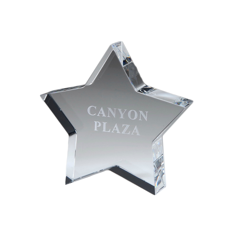 Crystal Star Paperweight