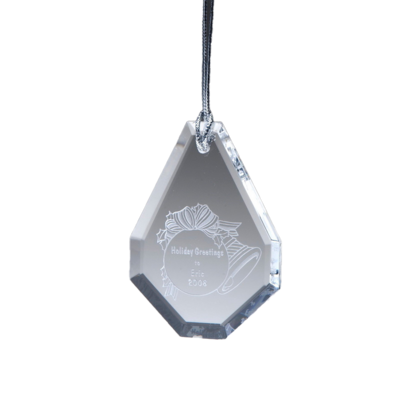 Crystal Teardrop Ornament