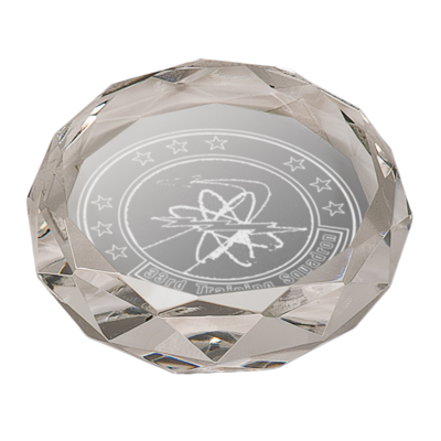 Faceted Round Crystal Paperweight Faceted Round Crystal Paperweight