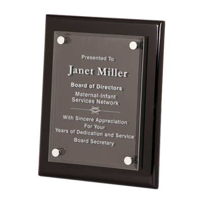 Floating Acrylic Plaque (Black Piano) Floating Acrylic Plaque (Black Piano)
