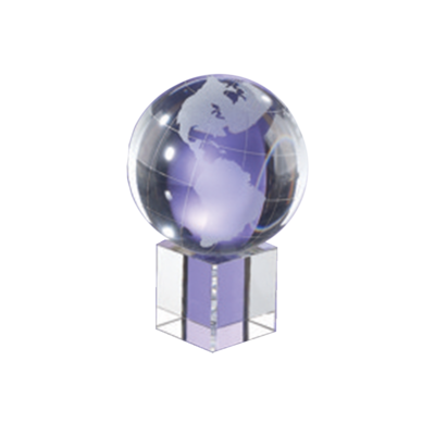 Globe on Cube with Lines Globe on Cube with Lines