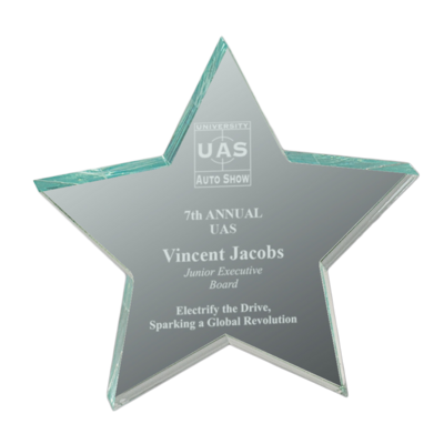 Jade Acrylic Star Paperweight Jade Acrylic Star Paperweight