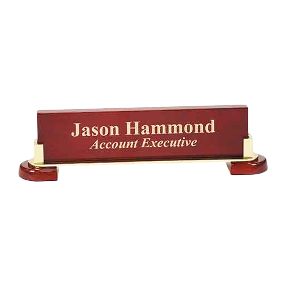 Piano and Metal Name Bar