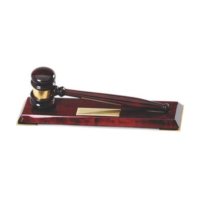 Rosewood Gavel with Stand