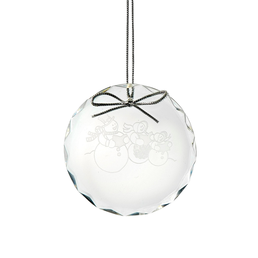 Round Crystal Ornament