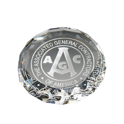 Round Crystal Paperweight Round Crystal Paperweight