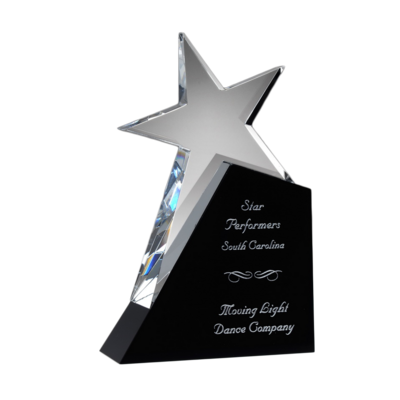 Shooting Star Crystal Award