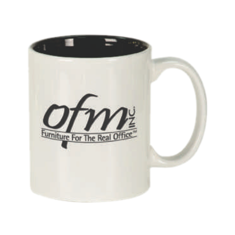 White and Black Ceramic Mug