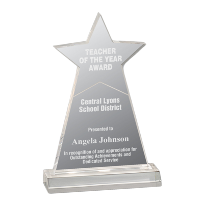 Star Obelisk Acrylic Award