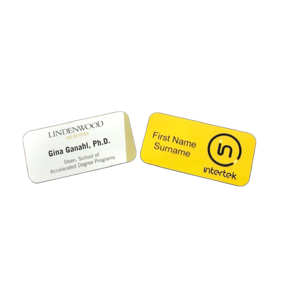 3" x 1.5" XID Name Badge