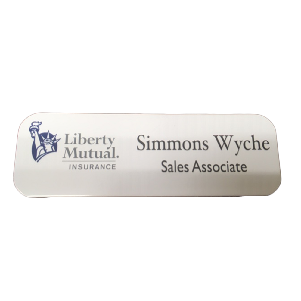 3" x 1" XID Name Badge
