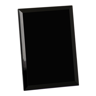 Mirror Glass Plaque (Black) Mirror Glass Plaque (Black)