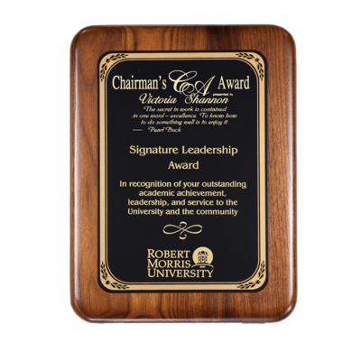 Rounded Corner Walnut Plaque Rounded Corner Walnut Plaque