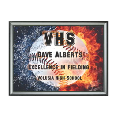 Black Fully Sublimated Plaque Black Fully Sublimated Plaque