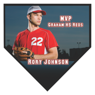 Sublimated Home Plate Plaque Sublimated Home Plate Plaque