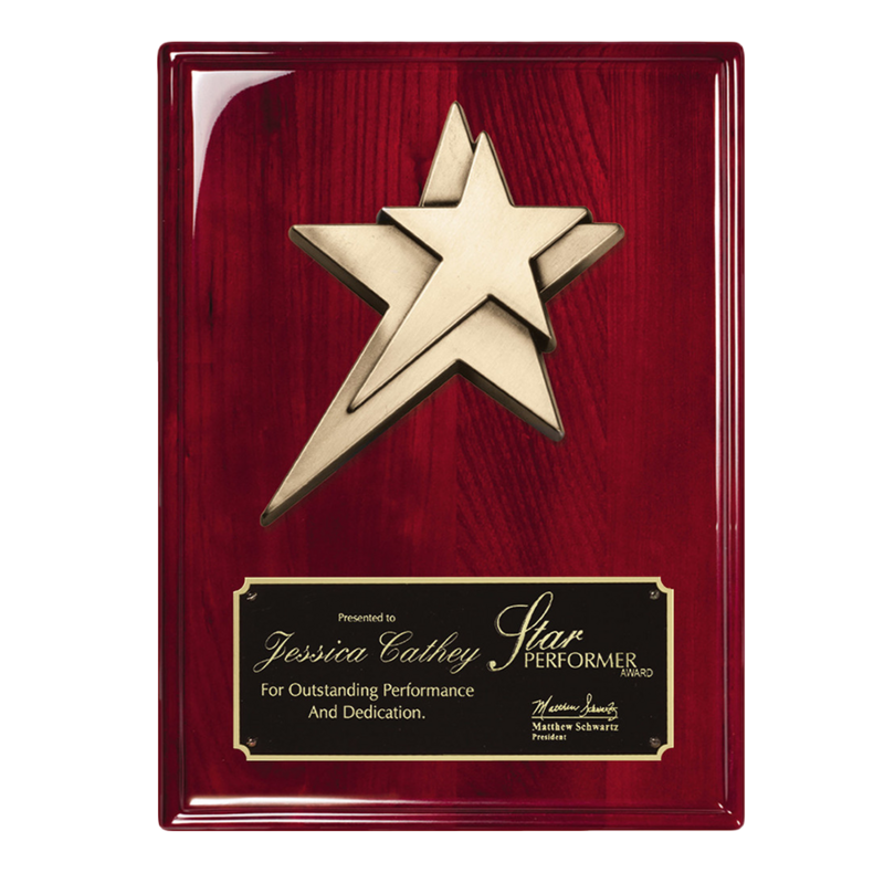 Star Piano Finish Plaque
