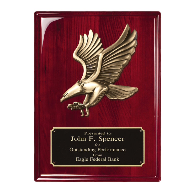 Eagle Piano Finish Plaque