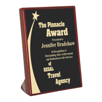 Rosewood Stand Up Plaque Rosewood Stand Up Plaque