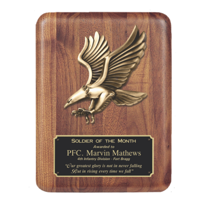 Walnut Eagle Plaque Walnut Eagle Plaque