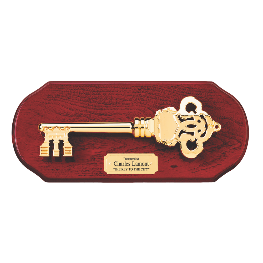 Key Rosewood Plaque