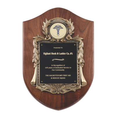 Walnut Shield Plaque Walnut Shield Plaque