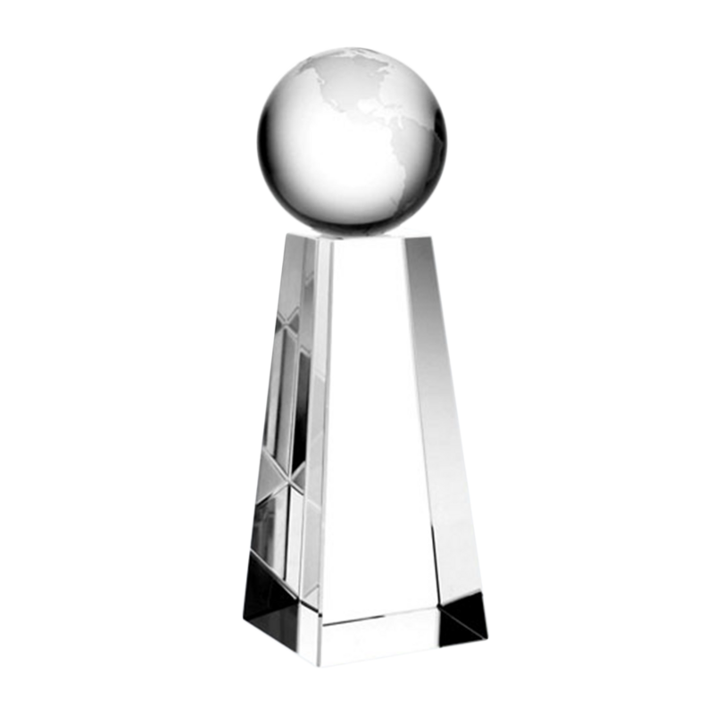 World's Edge Crystal Globe