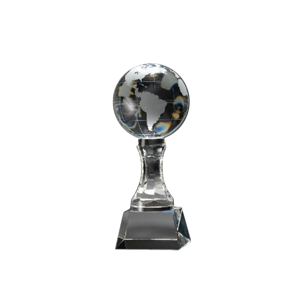 Crystal Globe on Sculpted Base