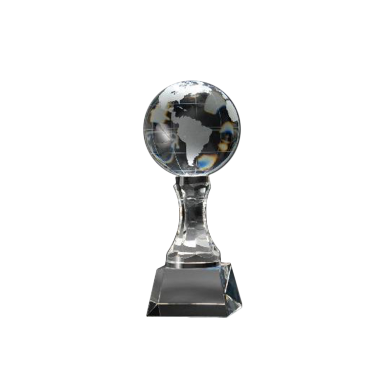 Crystal Globe on Sculpted Base